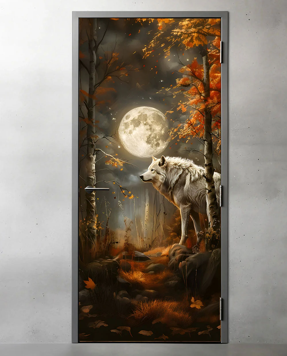 A wolf at night - Image 12