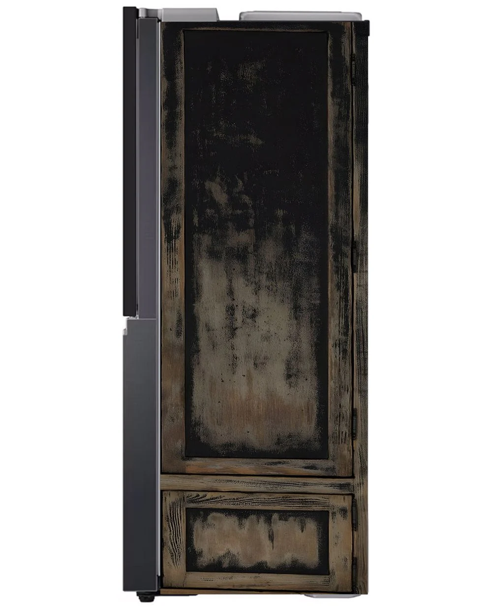 Black distressed cupboard - Image 11