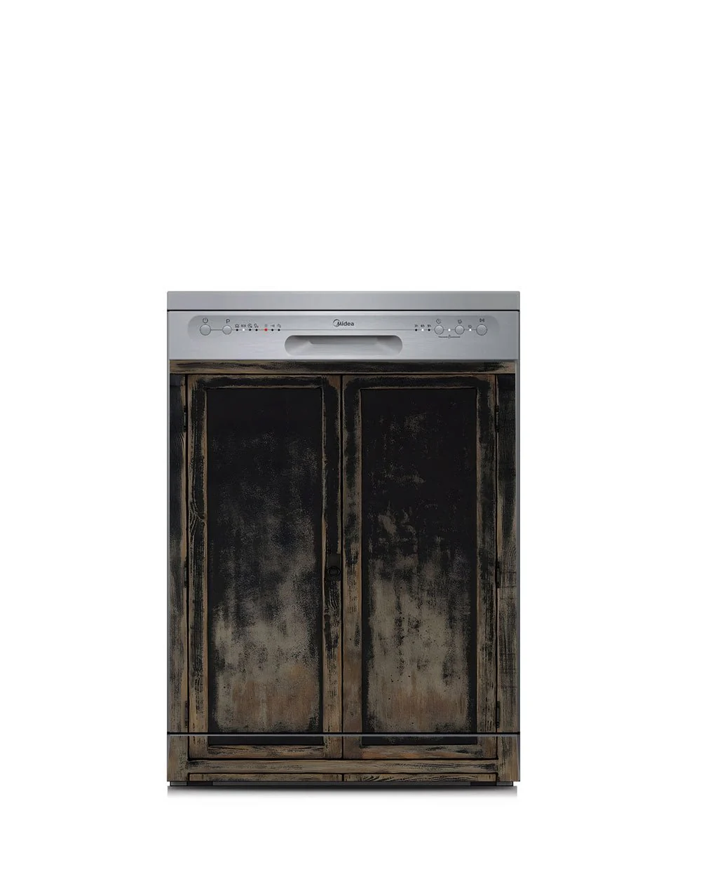 Black distressed cupboard - Image 13