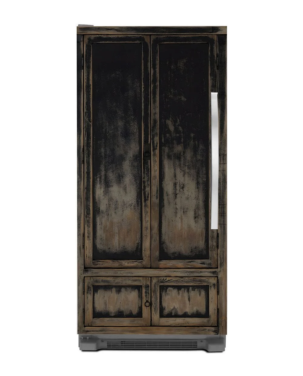 Black distressed cupboard - Image 14