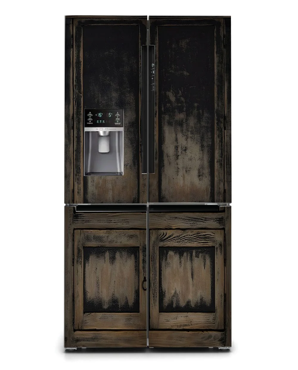 Black distressed cupboard - Image 8