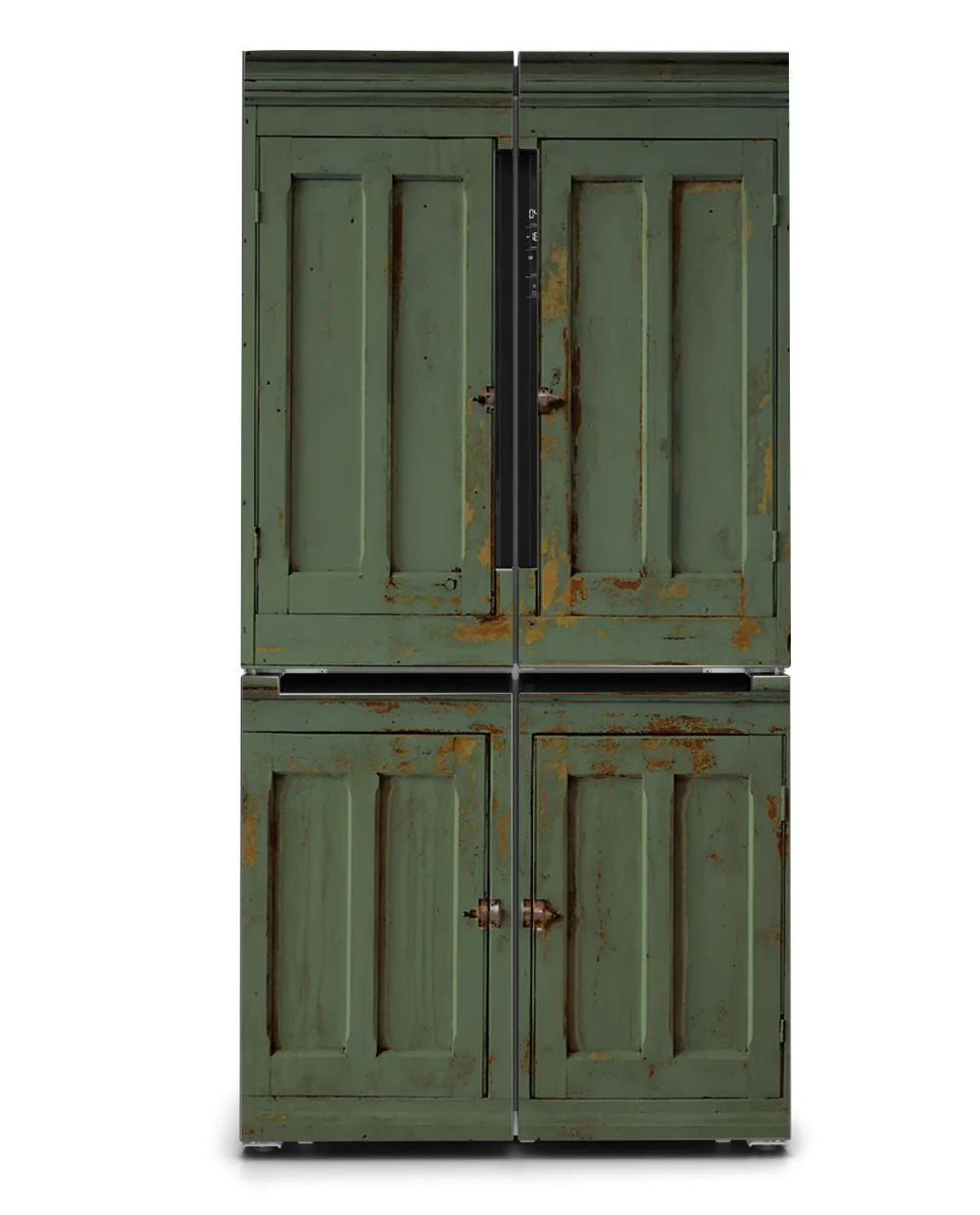 Green primitive cabinet "Lisa" - Image 3