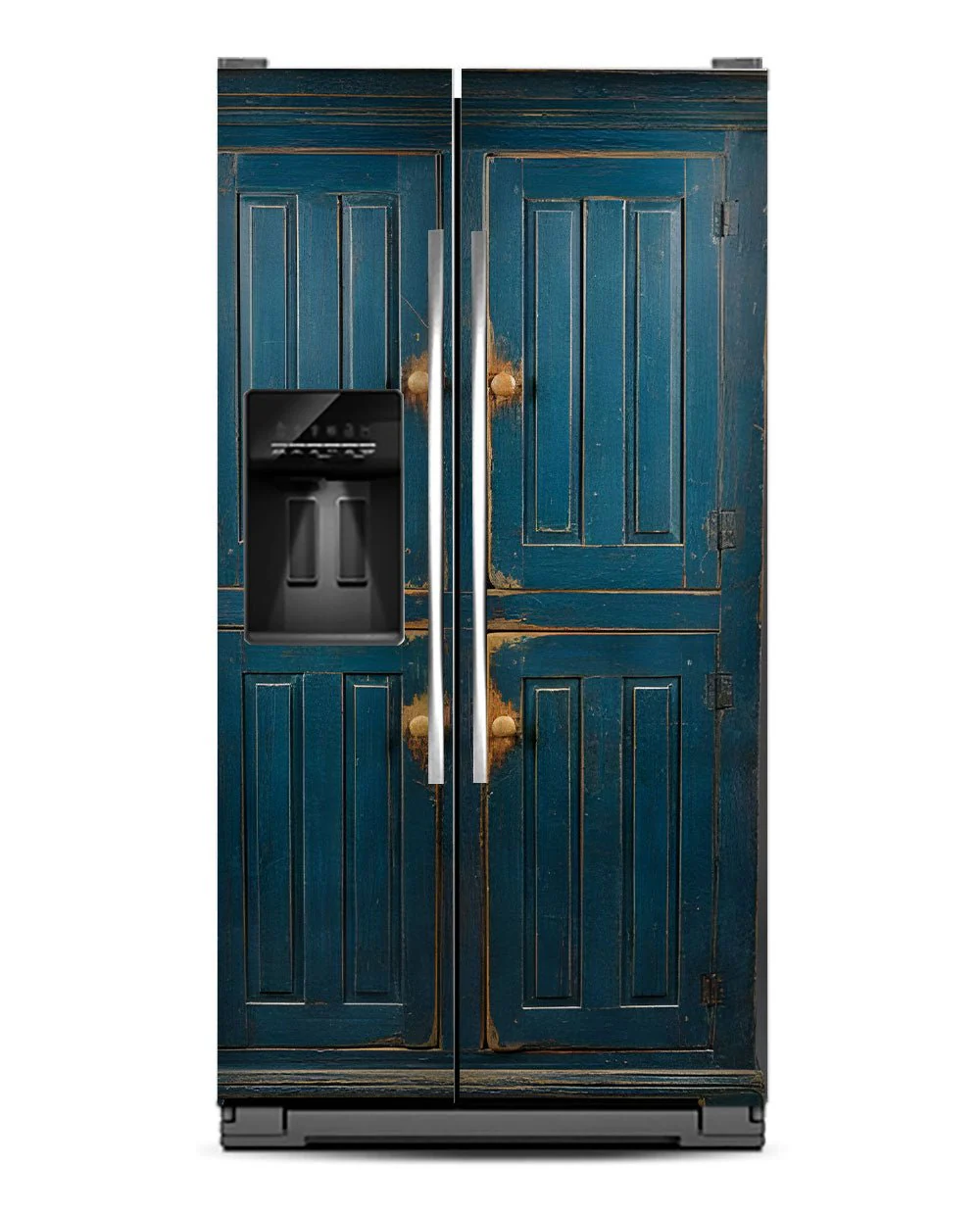 Blue primitive cabinet - Image 9