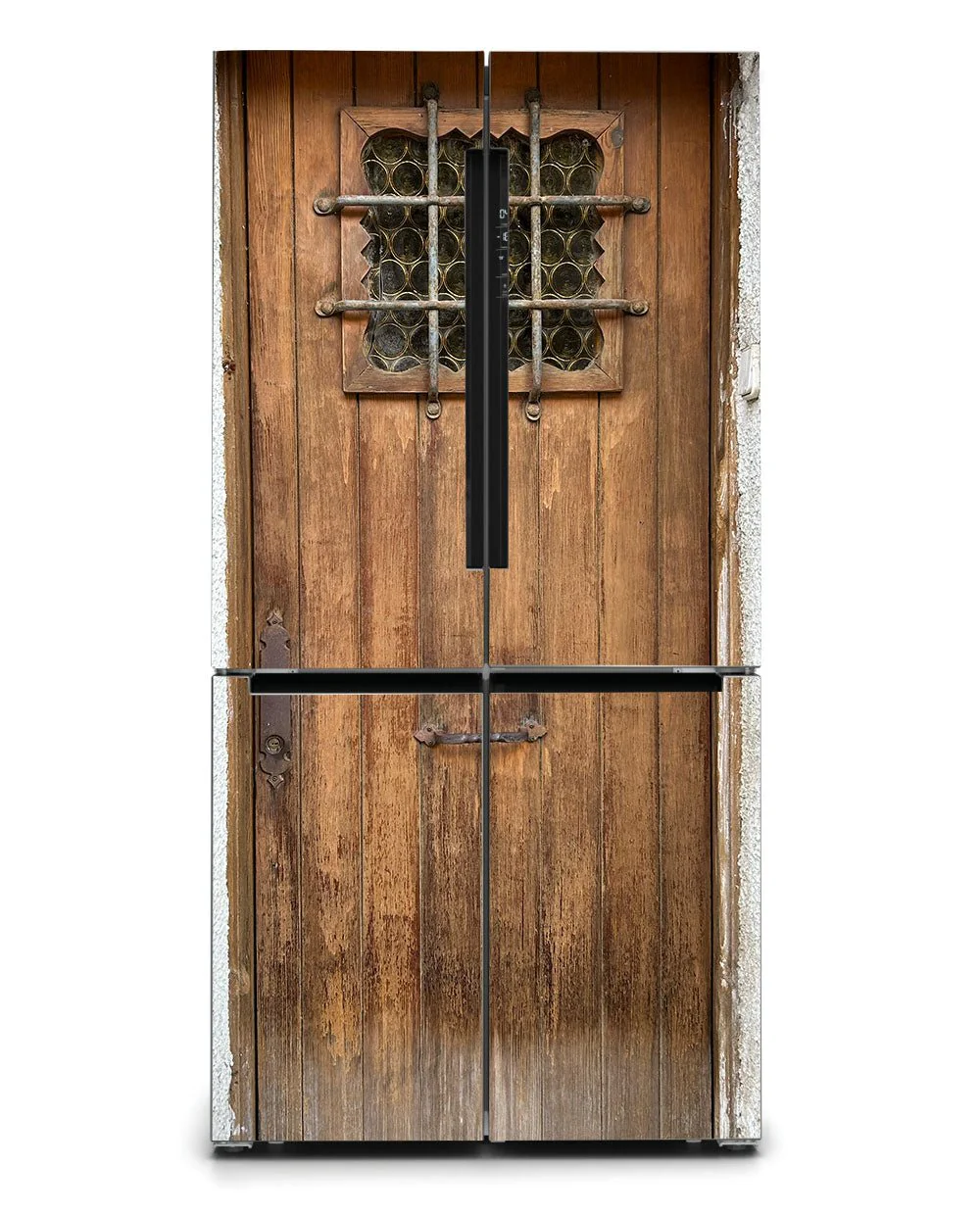 Brown door with bars - Image 3