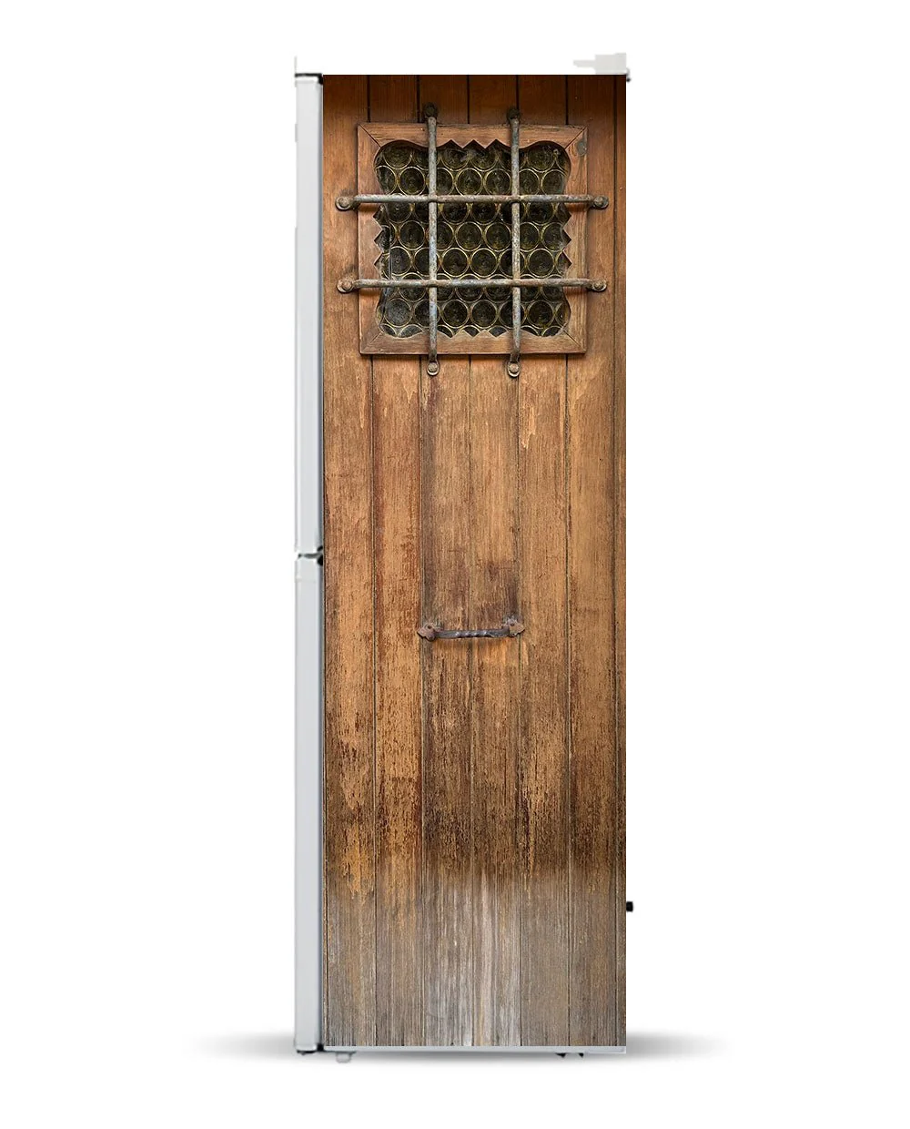 Brown door with bars - Image 5