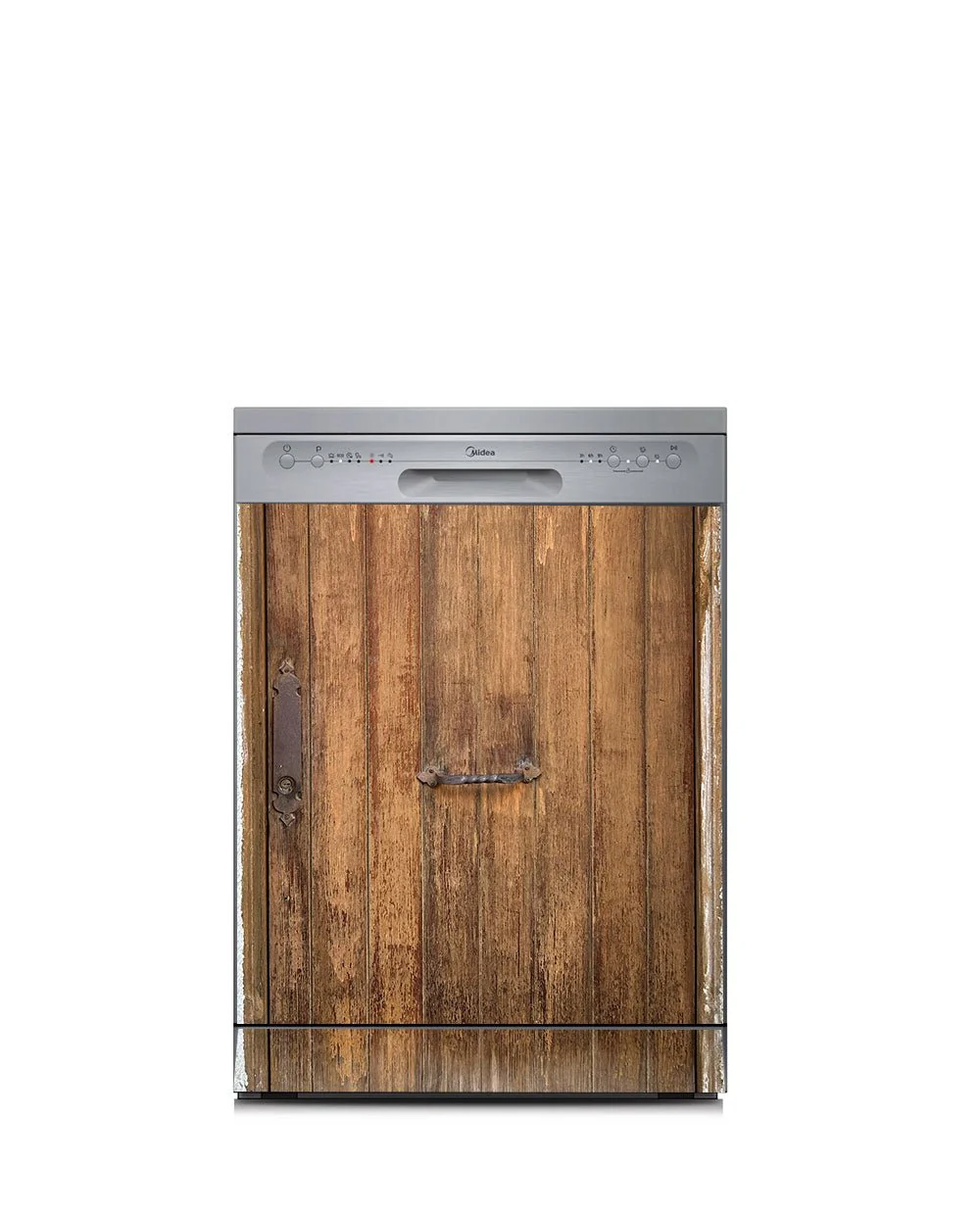 Brown door with bars - Image 9