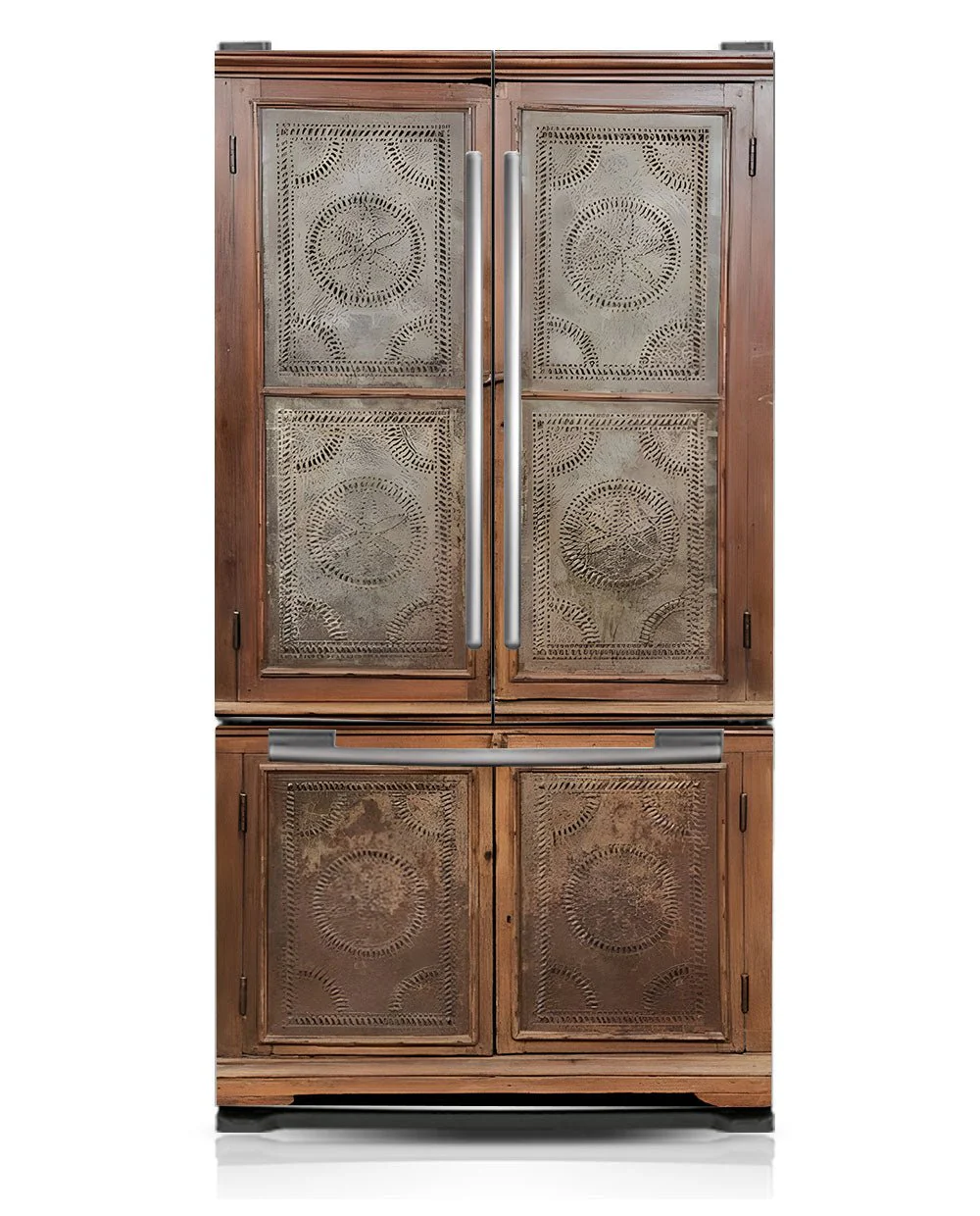 Brown Primitive pie safe - Image 3