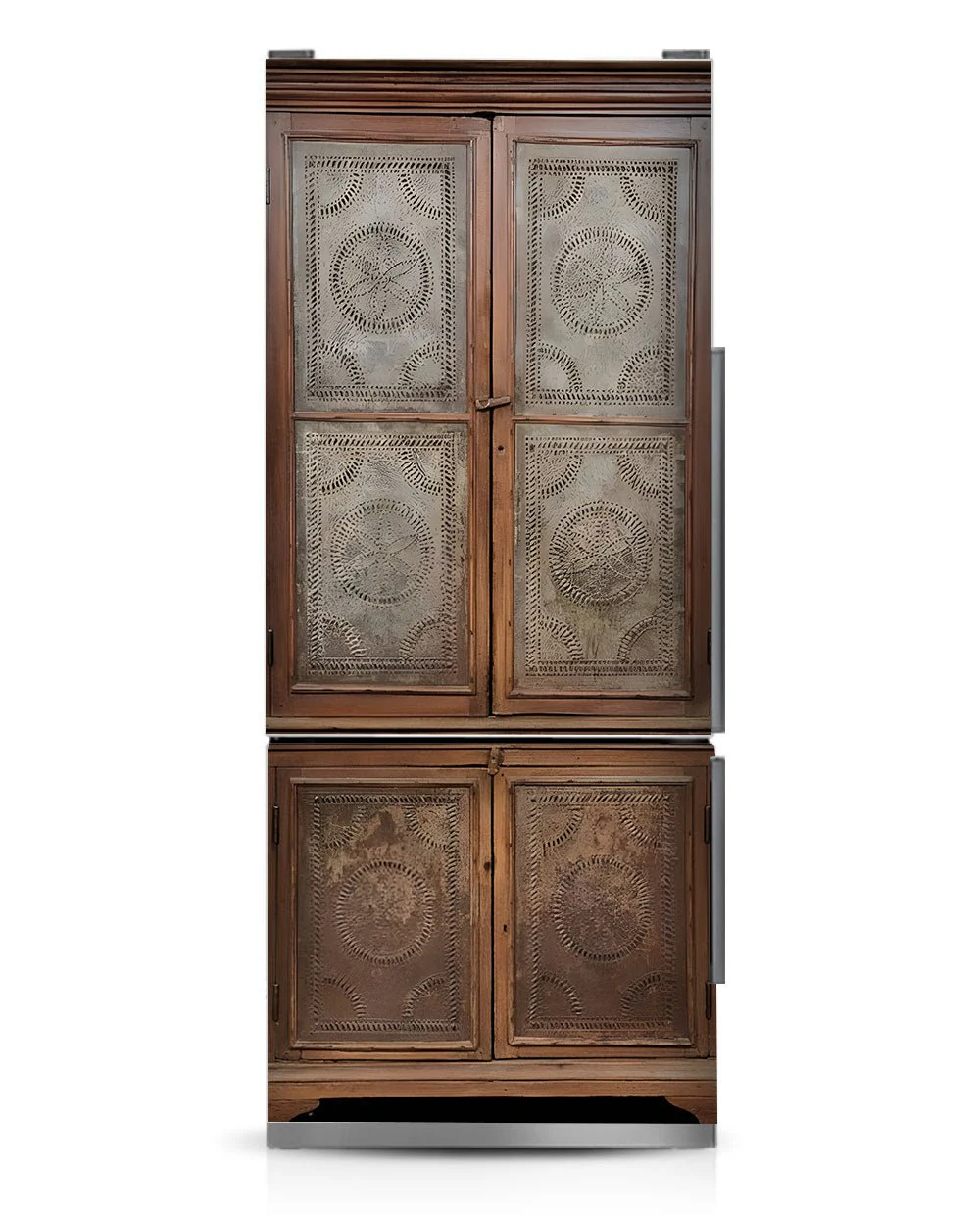 Brown Primitive pie safe - Image 7