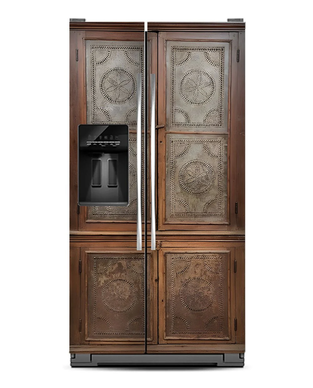 Brown Primitive pie safe - Image 8