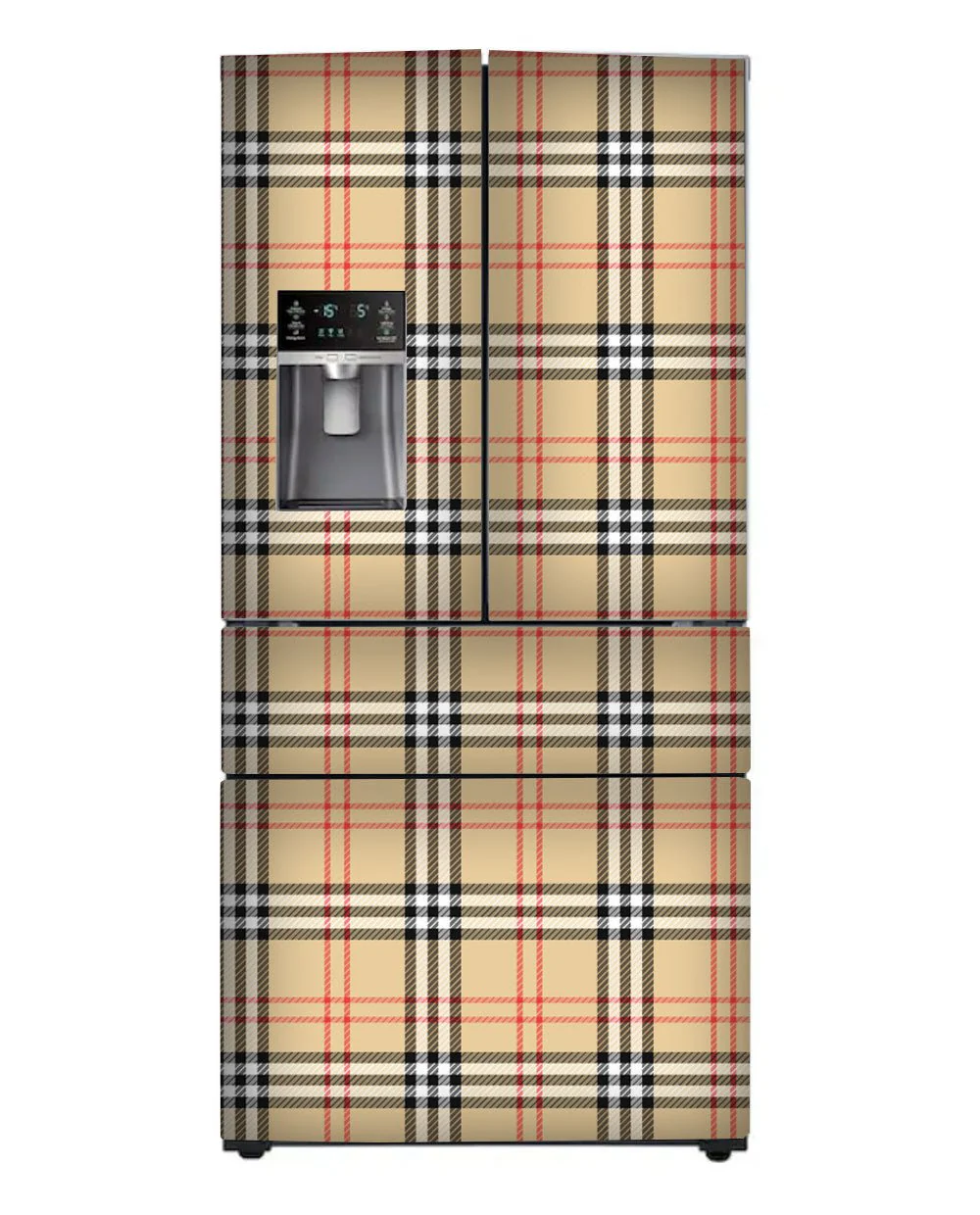 Classic British Plaid Fridge Wrap - Image 9