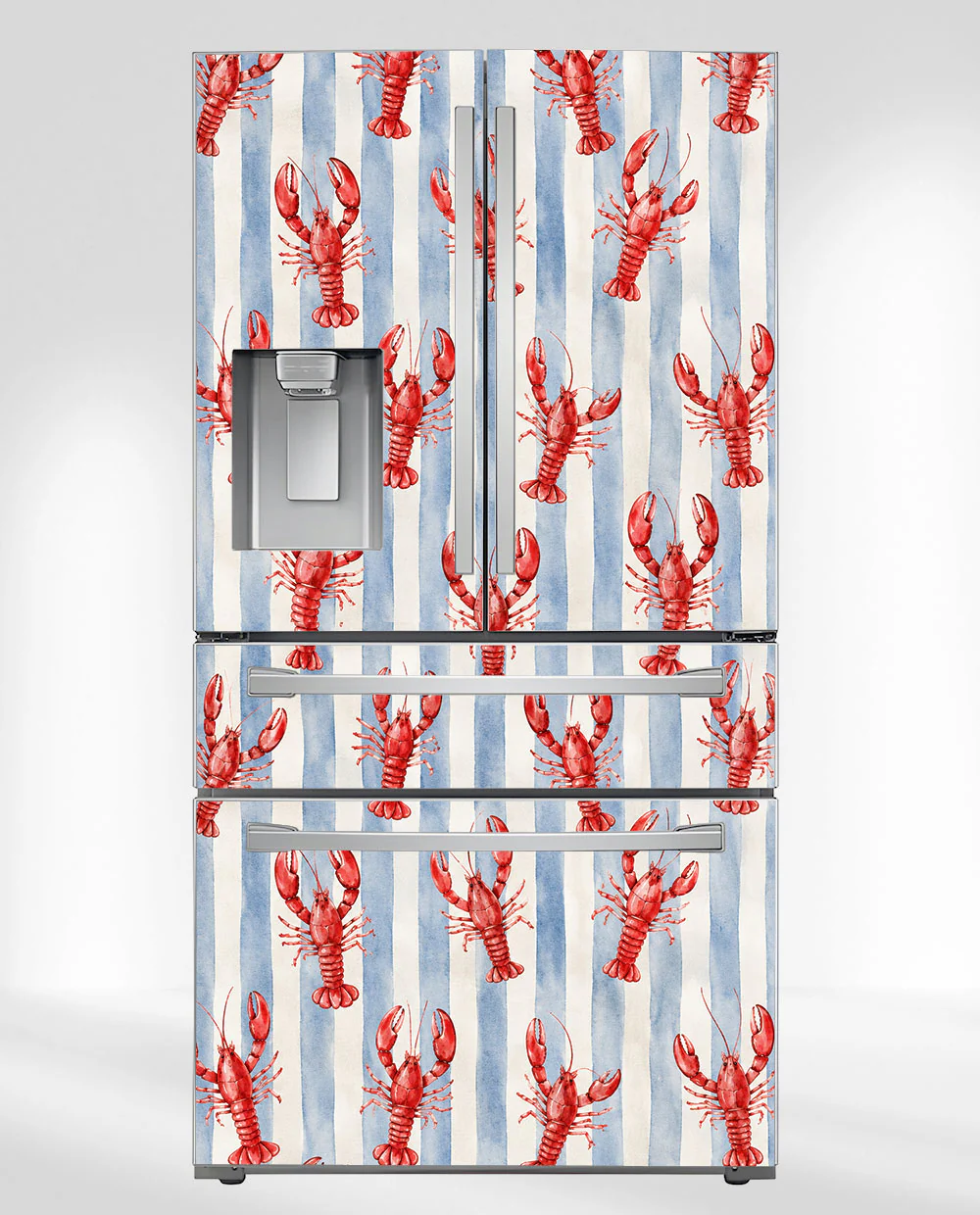 Coastal Lobster & Blue Stripes - Image 3