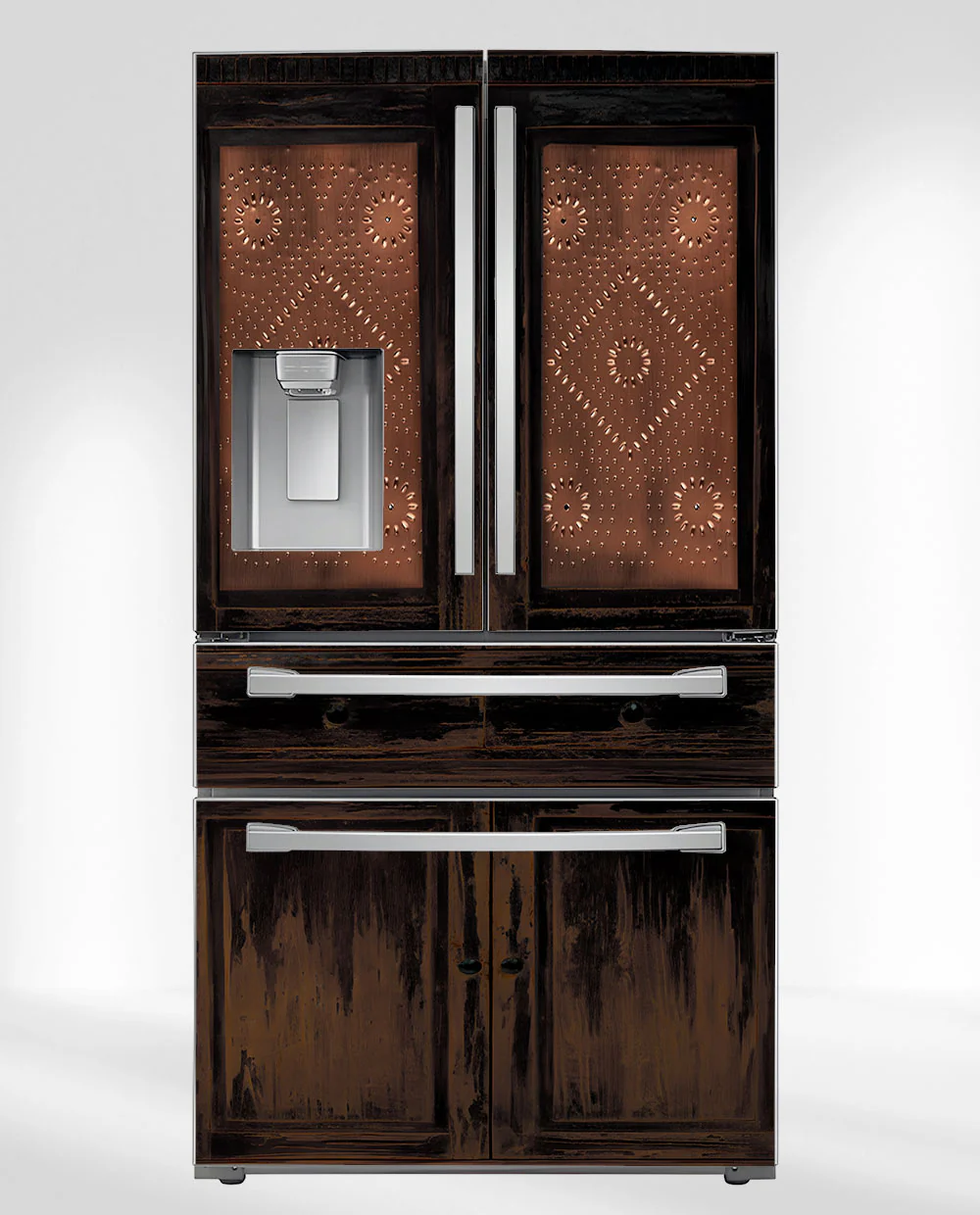 Bottom freezer - ONE top door & 1-2 bottom drawers