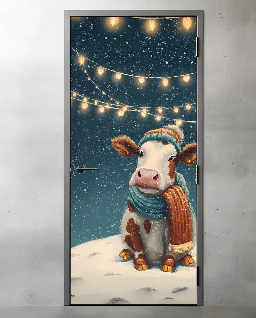 Cozy Cow, Snowy Glow - Image 10