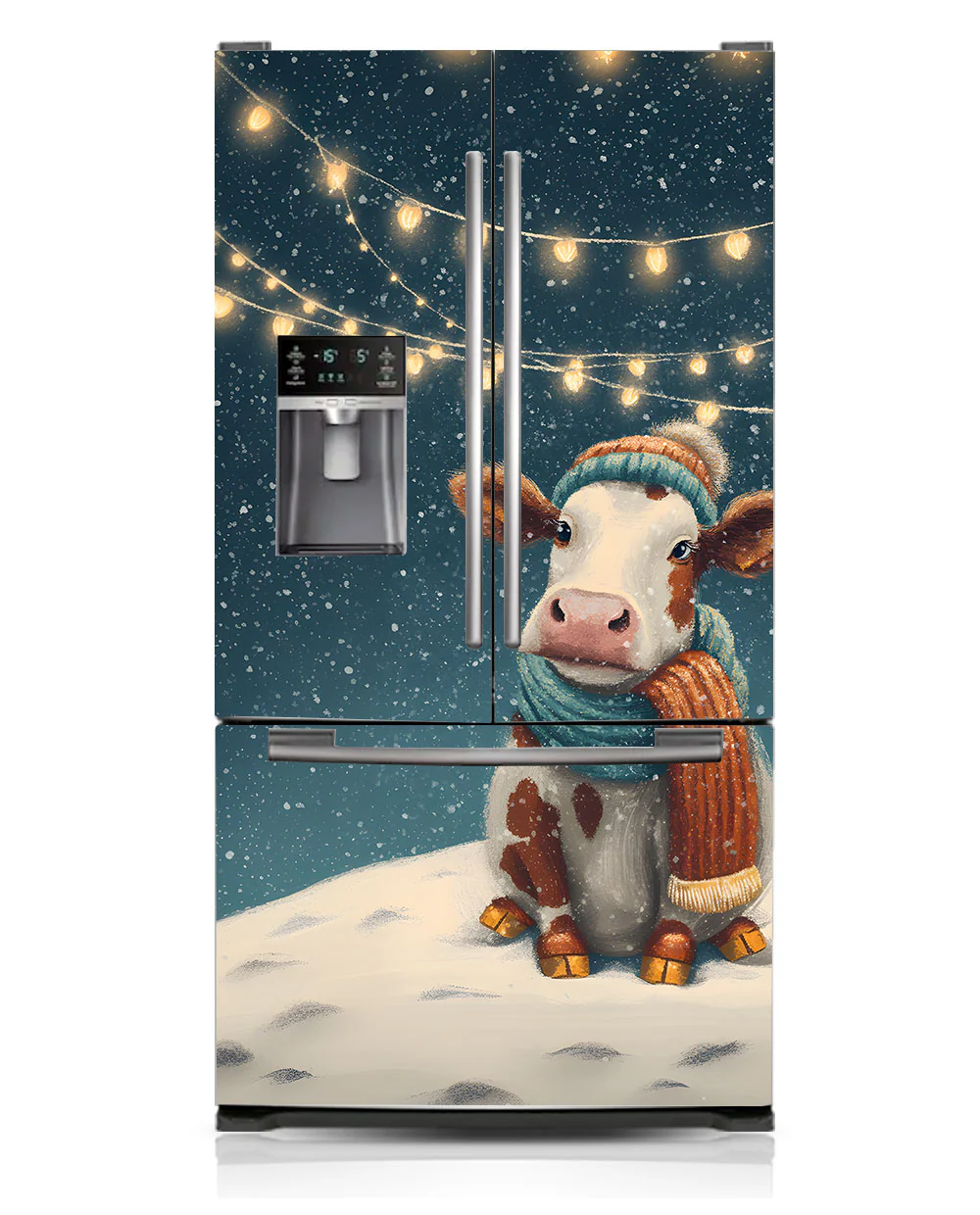 Cozy Cow, Snowy Glow - Image 2