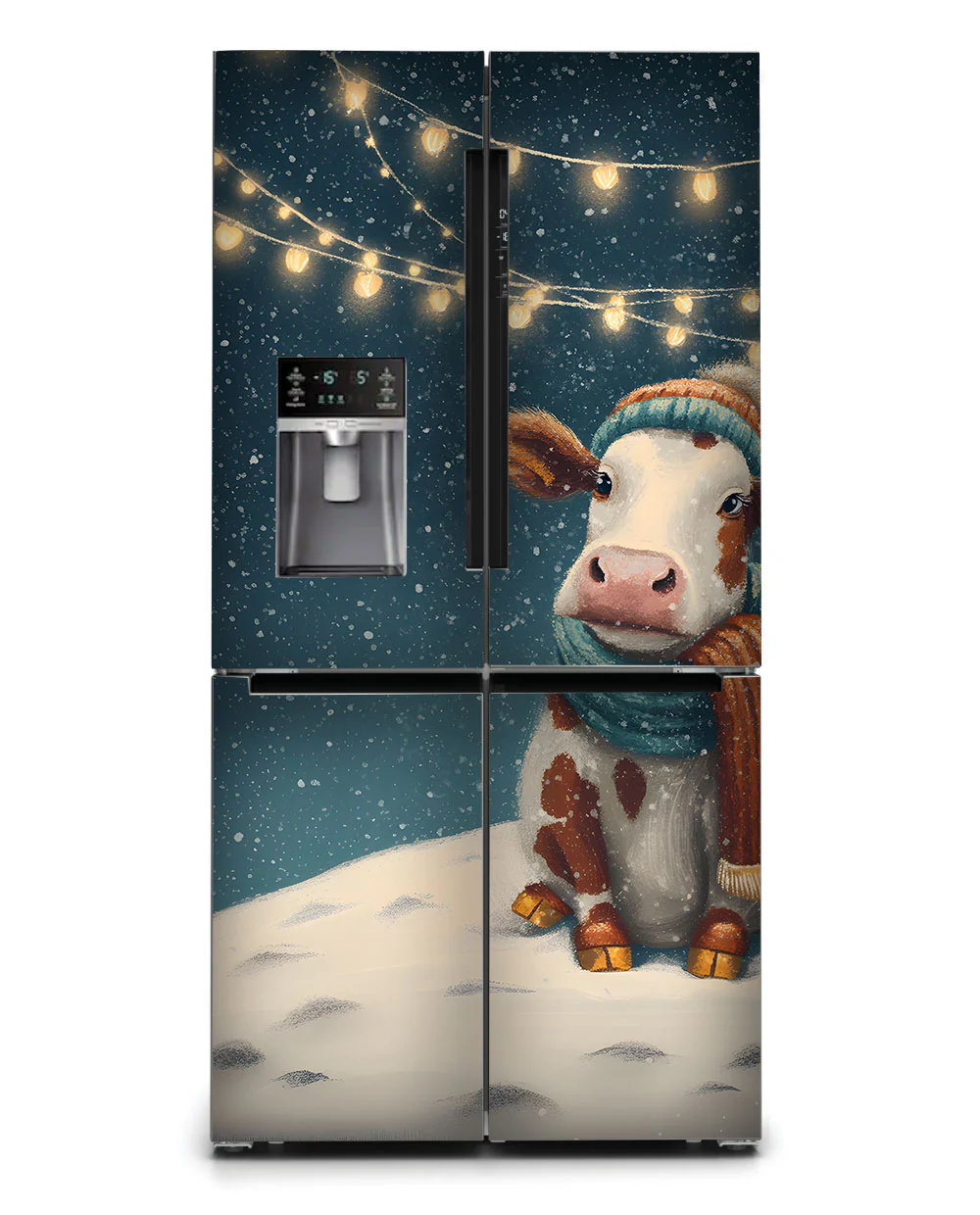 Cozy Cow, Snowy Glow - Image 3