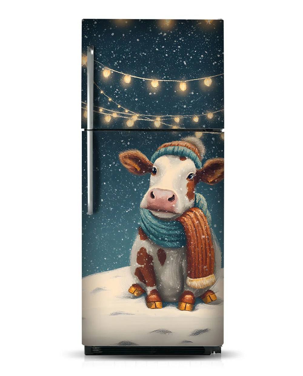 Cozy Cow, Snowy Glow - Image 4