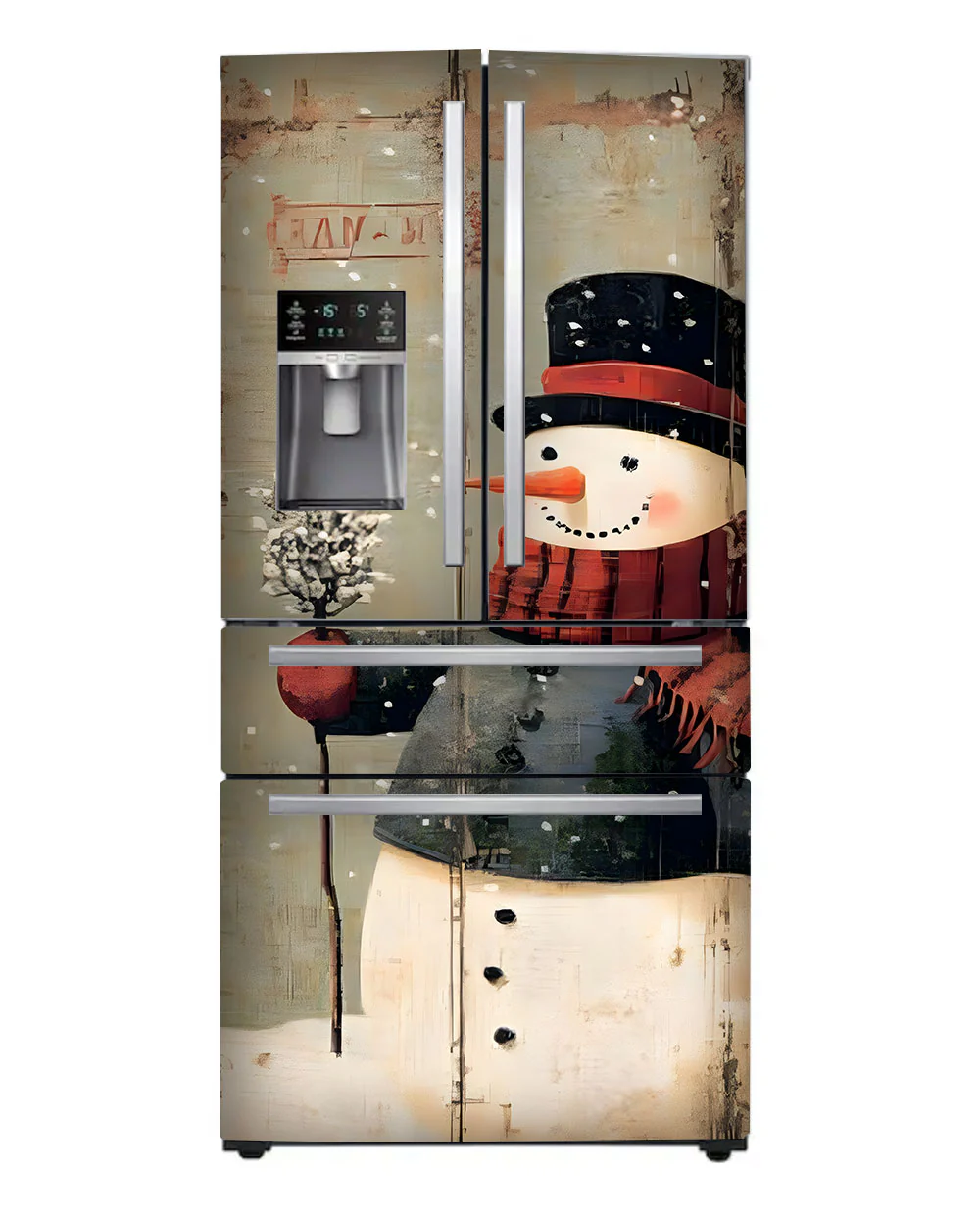 Full Snowman Fridge Magnet - Image 3