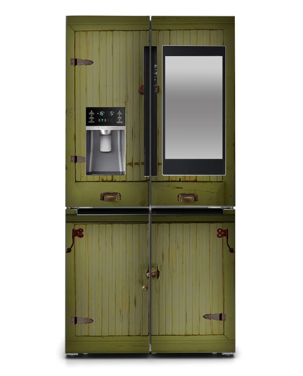 Green Antique cupboard - Image 10