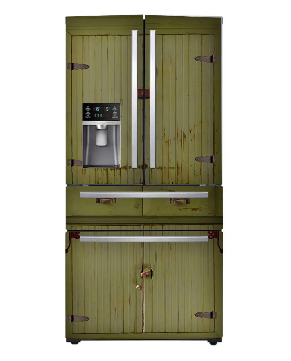 Green Antique cupboard - Image 6