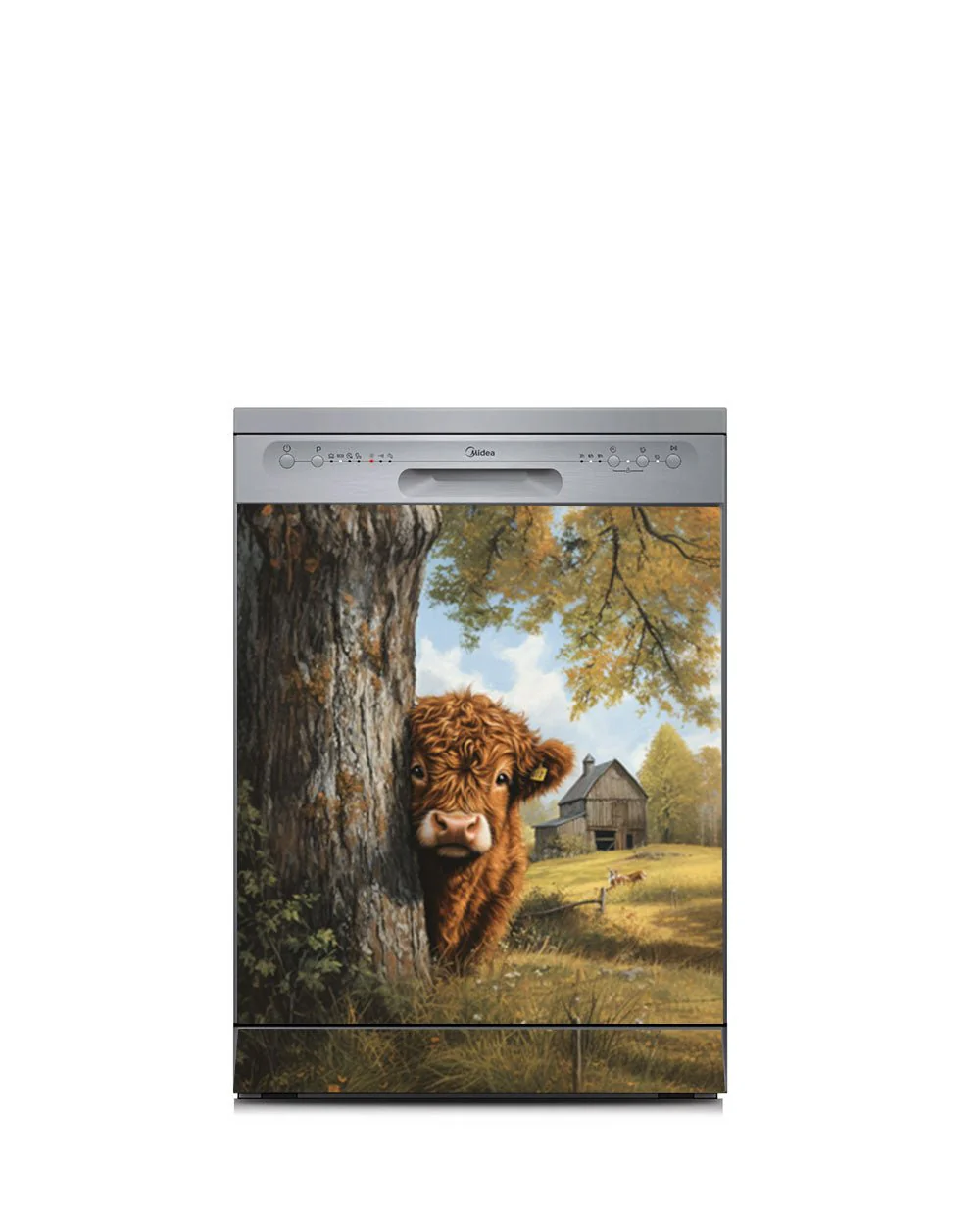 Highland calf illustration - Image 6