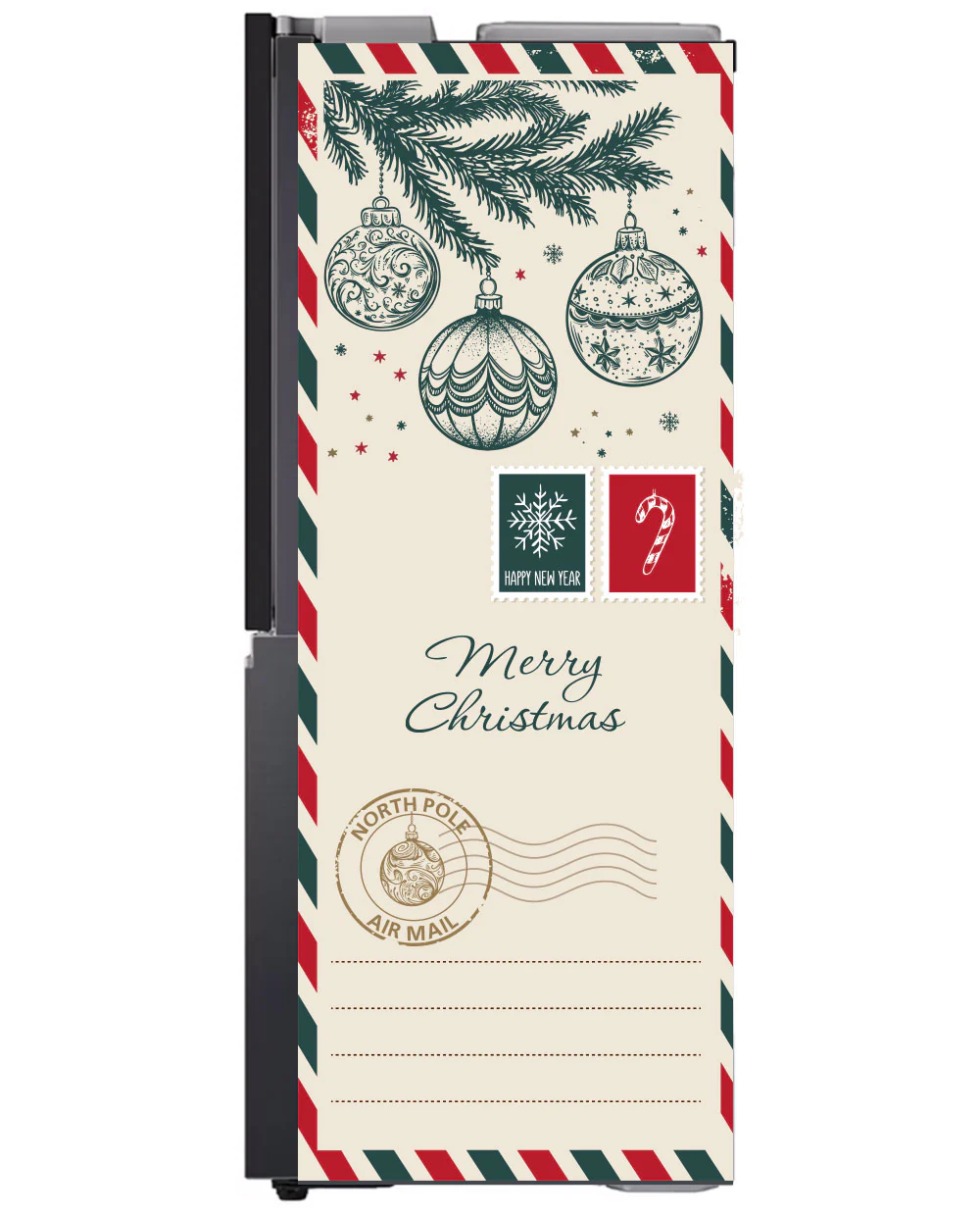 North Pole Christmas Envelope Fridge Magnet - Image 10