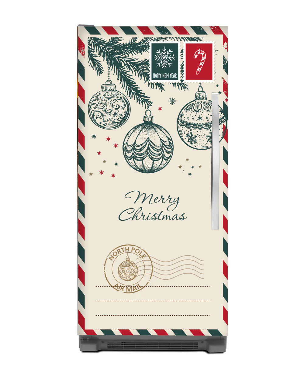 North Pole Christmas Envelope Fridge Magnet - Image 11