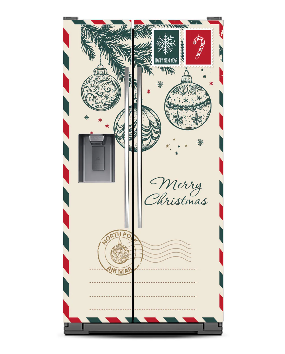 North Pole Christmas Envelope Fridge Magnet - Image 5