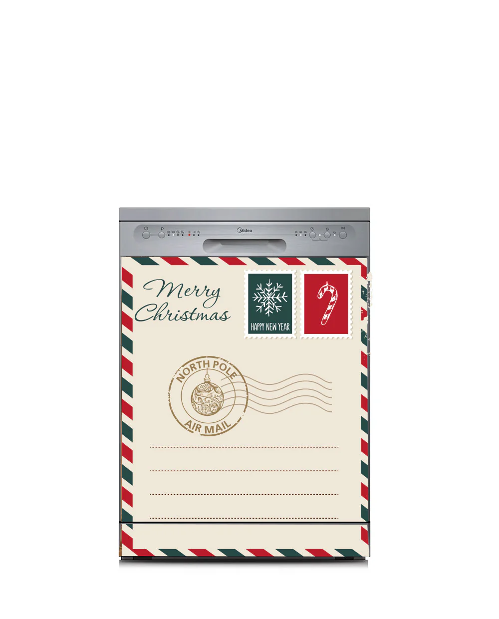 North Pole Christmas Envelope Fridge Magnet - Image 7
