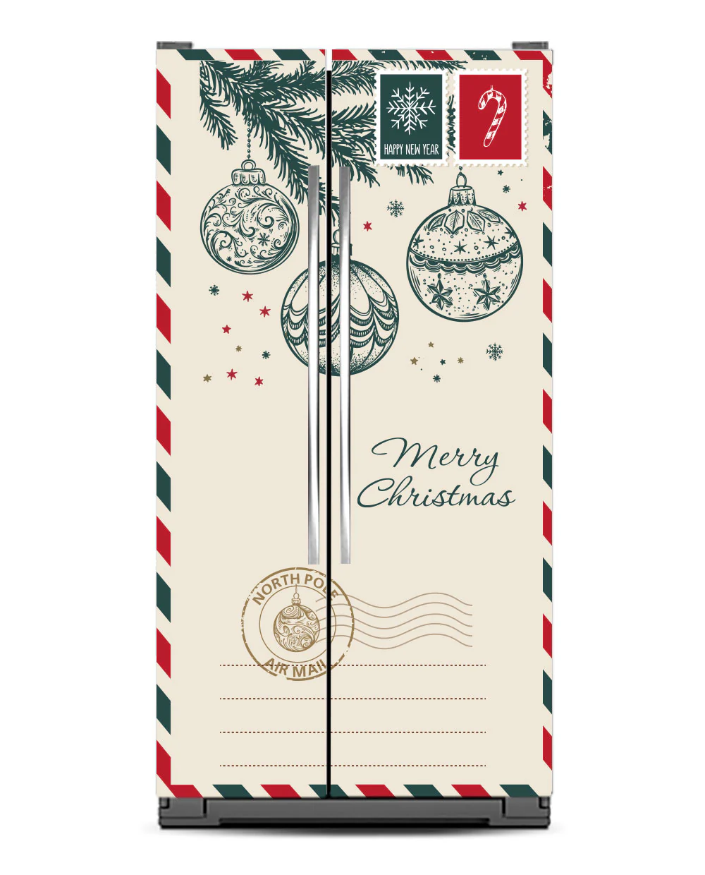 North Pole Christmas Envelope Fridge Magnet - Image 8