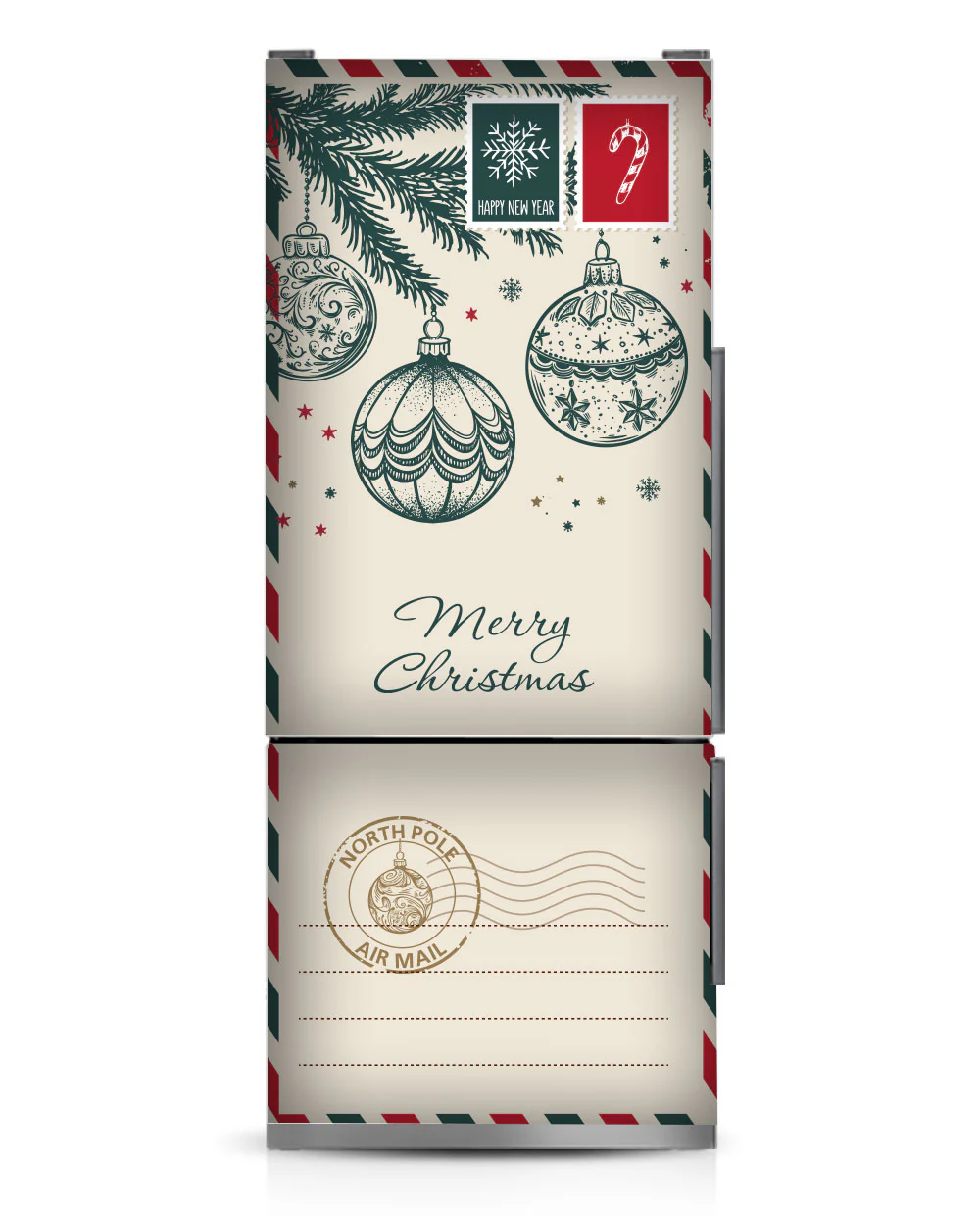 North Pole Christmas Envelope Fridge Magnet - Image 9