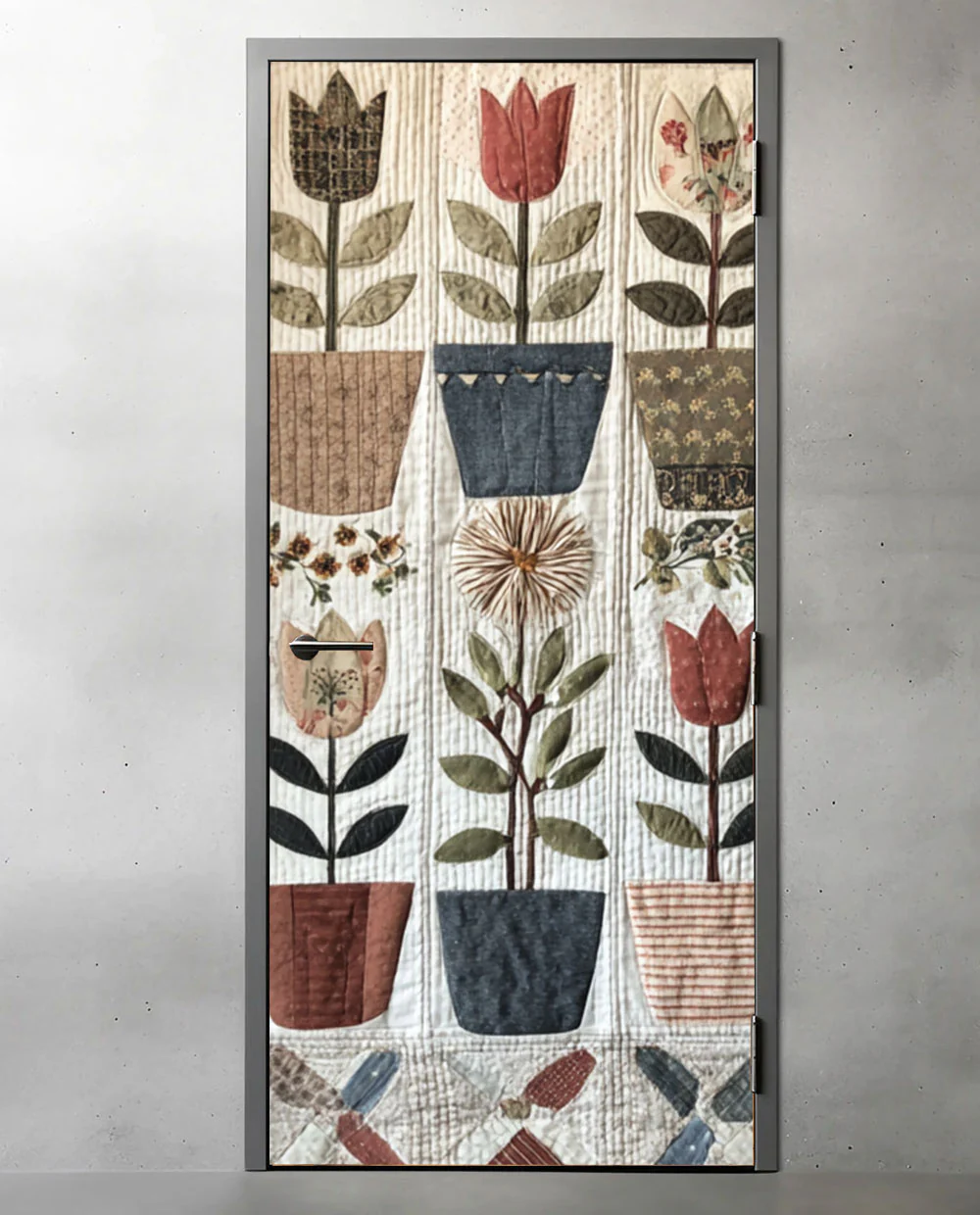 Patchwork Quilt Flowers Magnet - Image 10