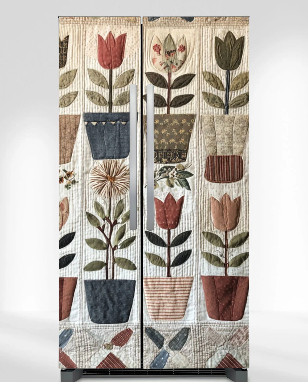 Patchwork Quilt Flowers Magnet - Image 12