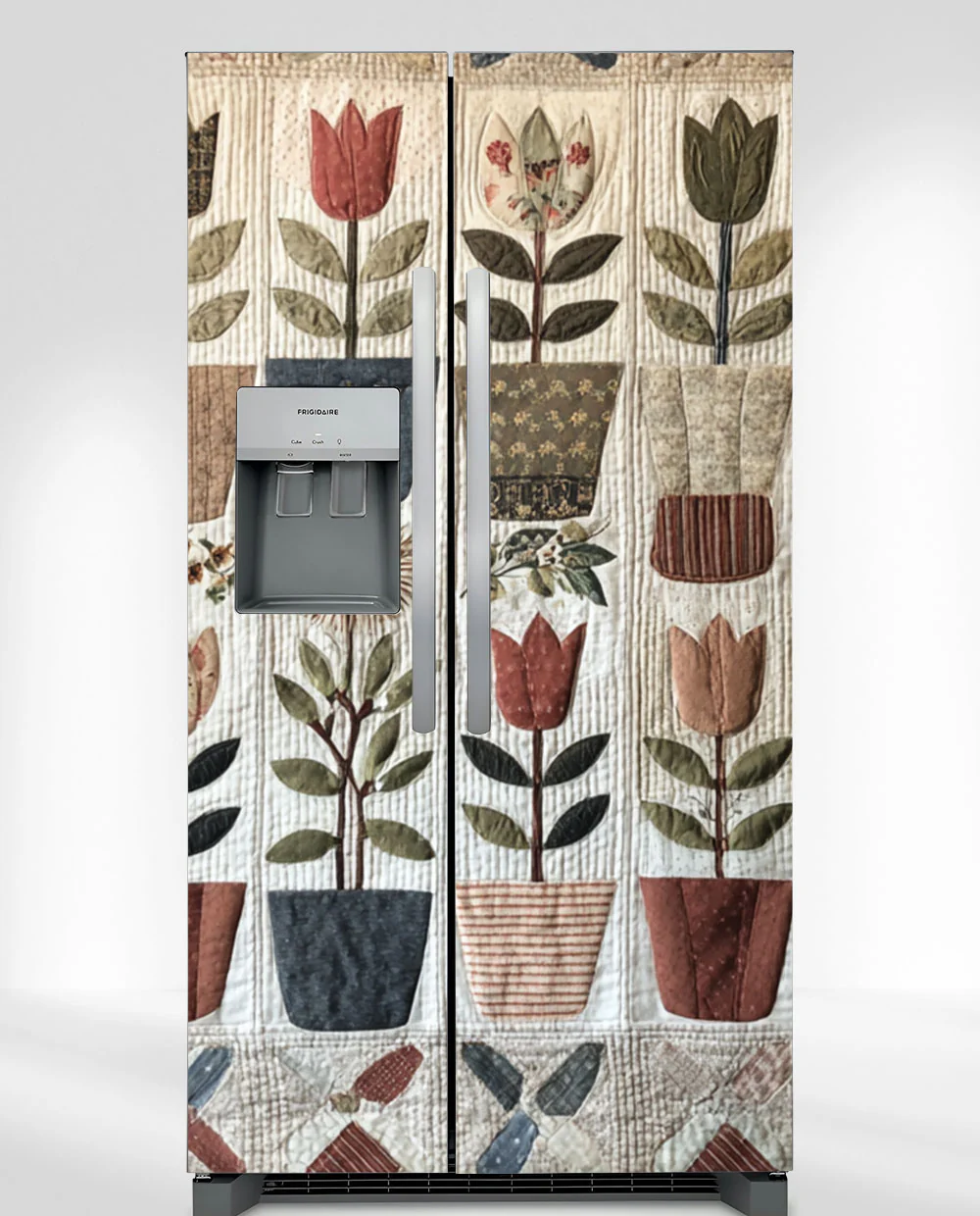 Patchwork Quilt Flowers Magnet - Image 7