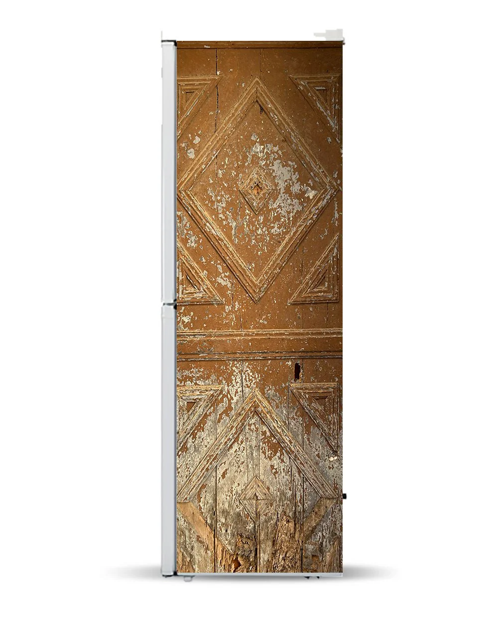 Peeling Old Door with Triangles - Image 4