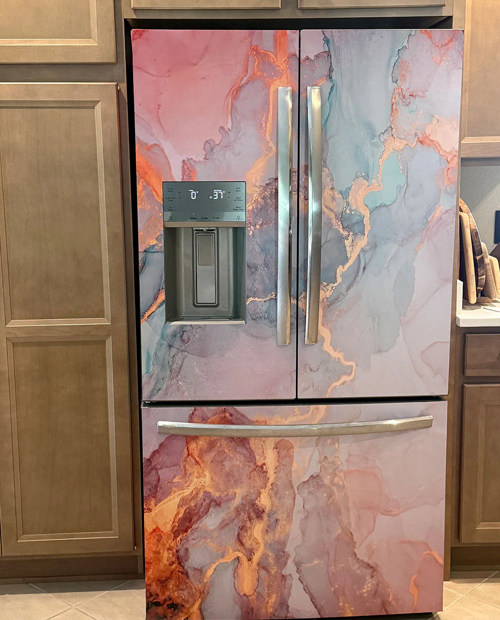 Pink marble