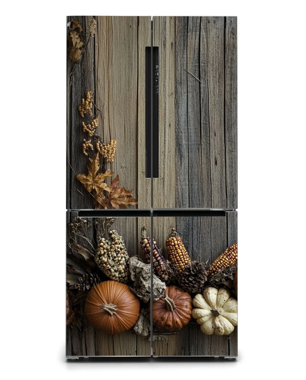 Pumpkins on wood - Image 4