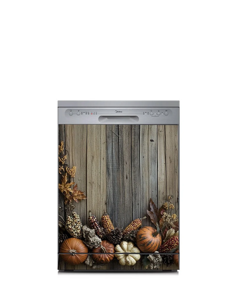 Pumpkins on wood - Image 6