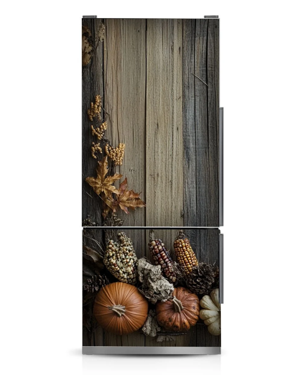 Pumpkins on wood - Image 7