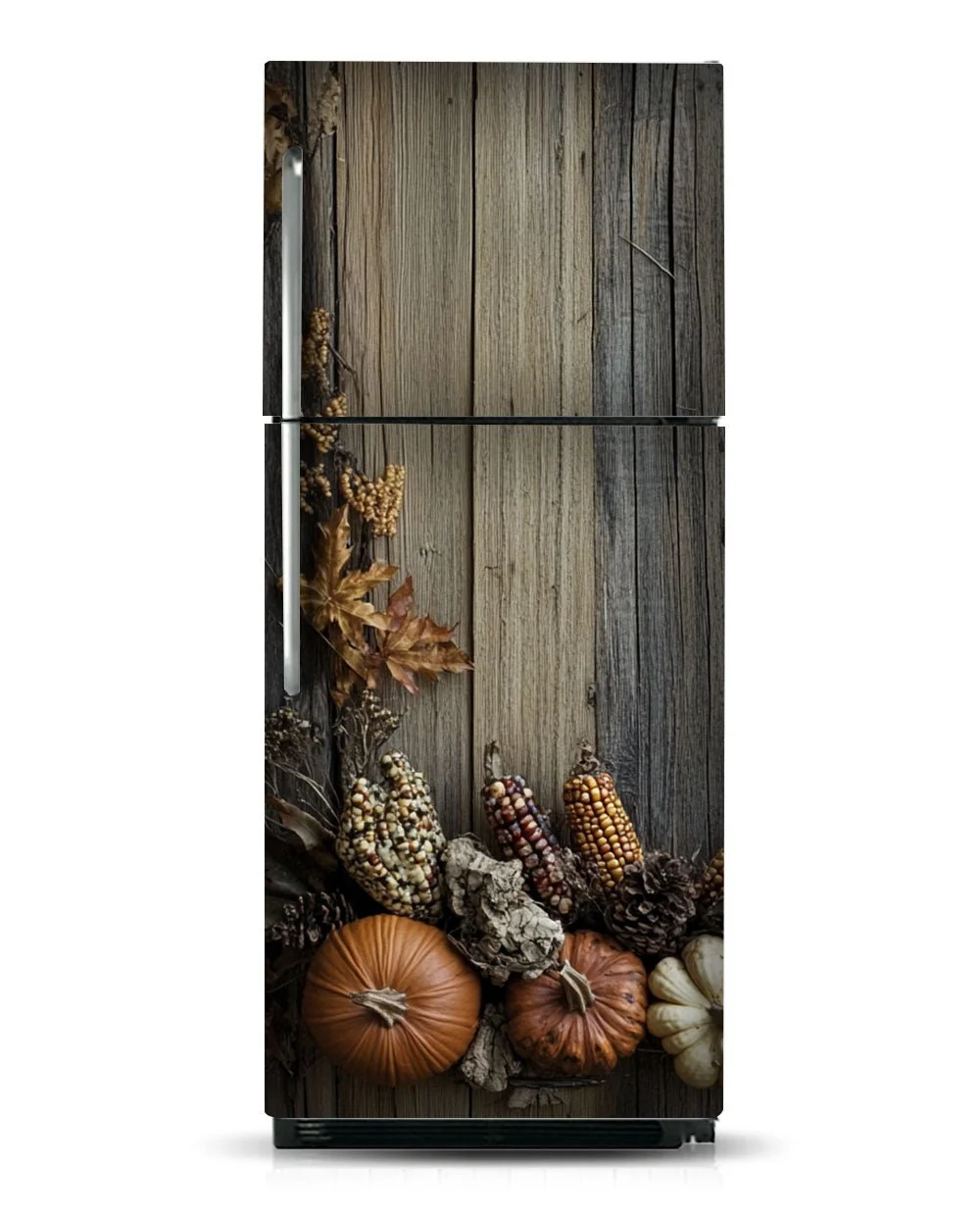 Pumpkins on wood - Image 8