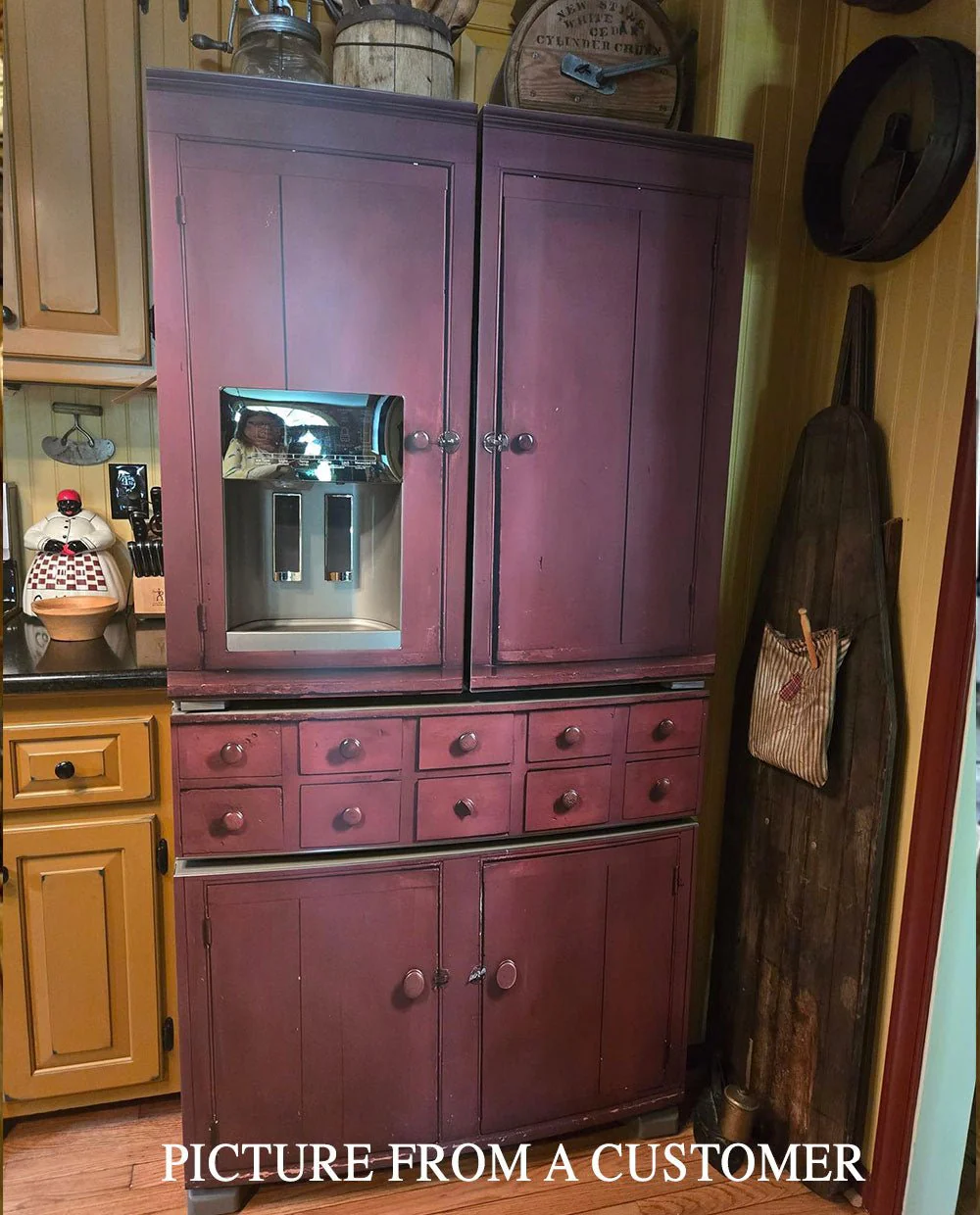 Reddish - Brown Cabinet "May" - Image 4
