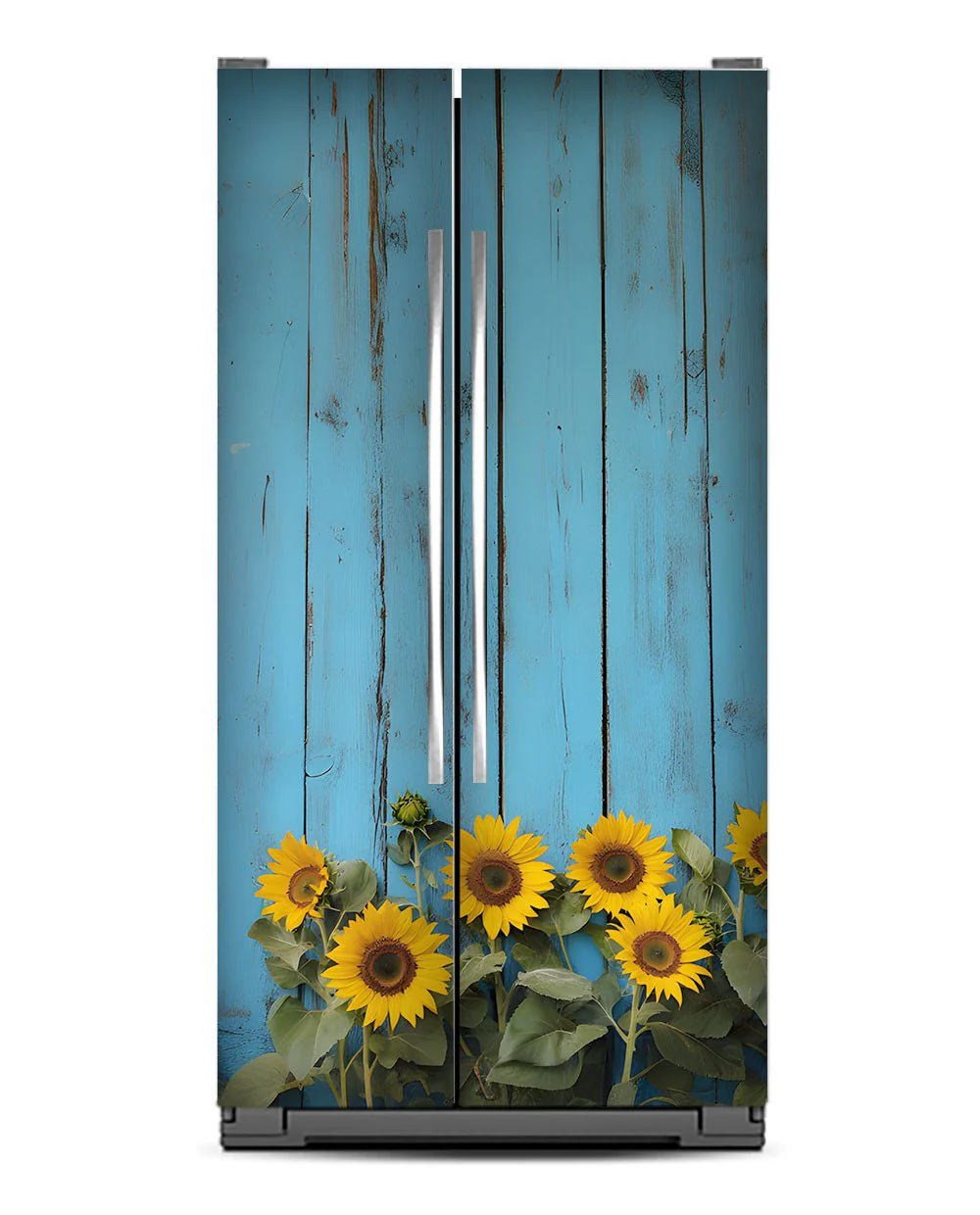 Sunflowers on Blue - Image 10