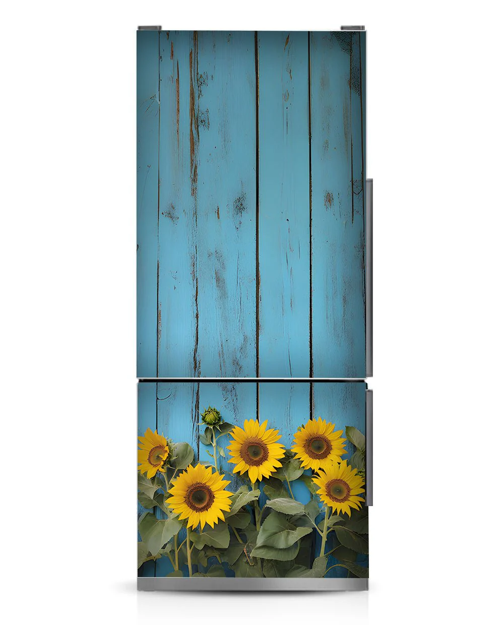 Sunflowers on Blue - Image 8