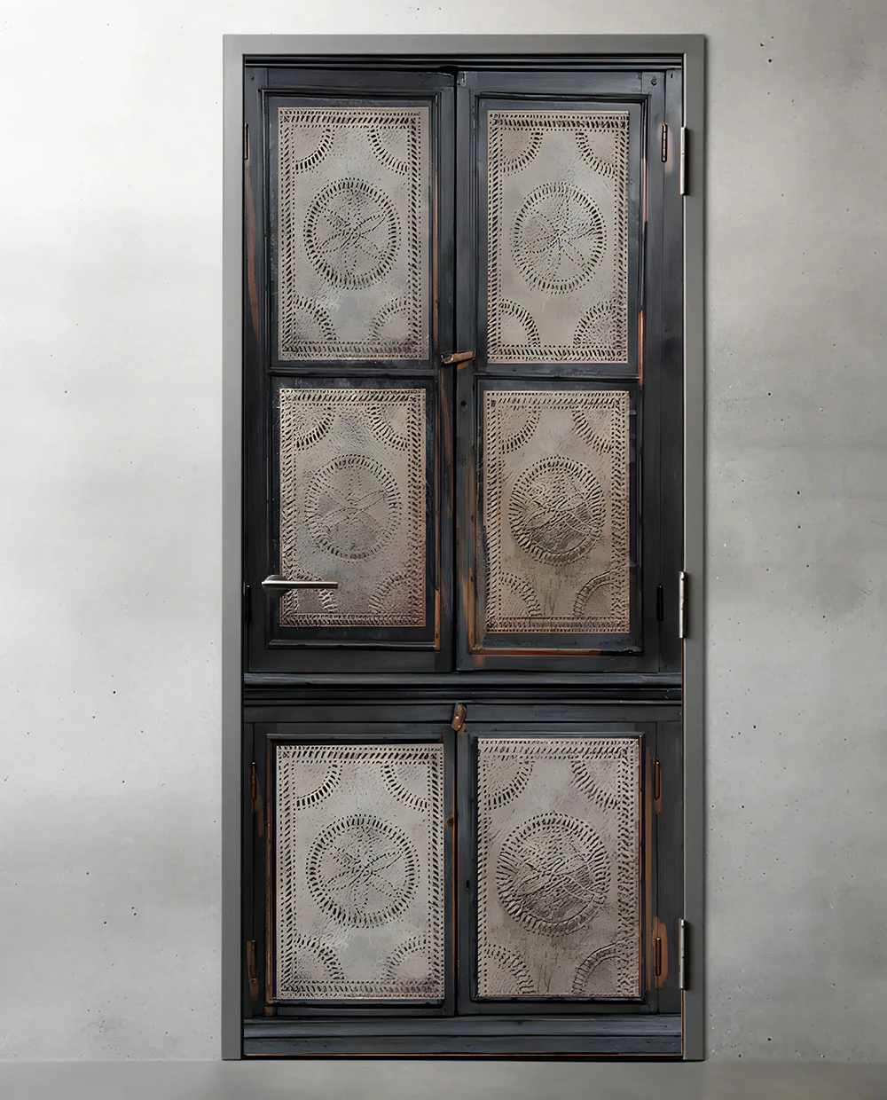 Tin black pie safe - Image 7