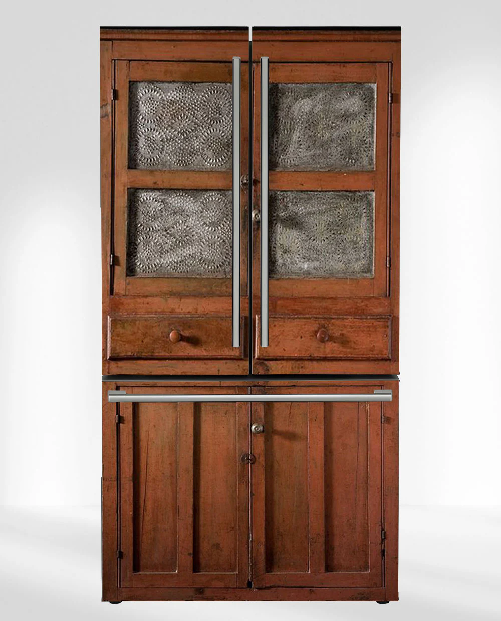 Primitive Pie Safe Cupboard - Image 2