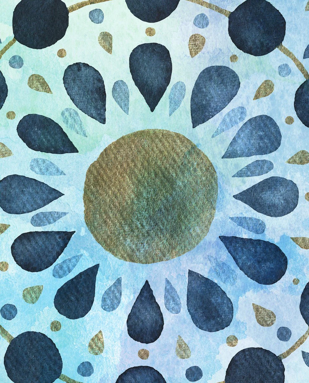 Watercolor mandala - Image 3