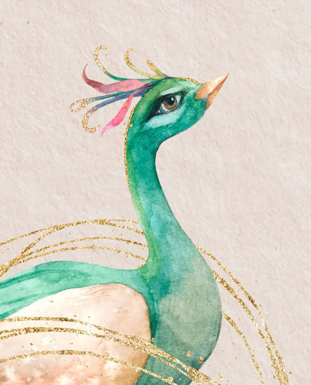 Watercolor Peacock - Image 7