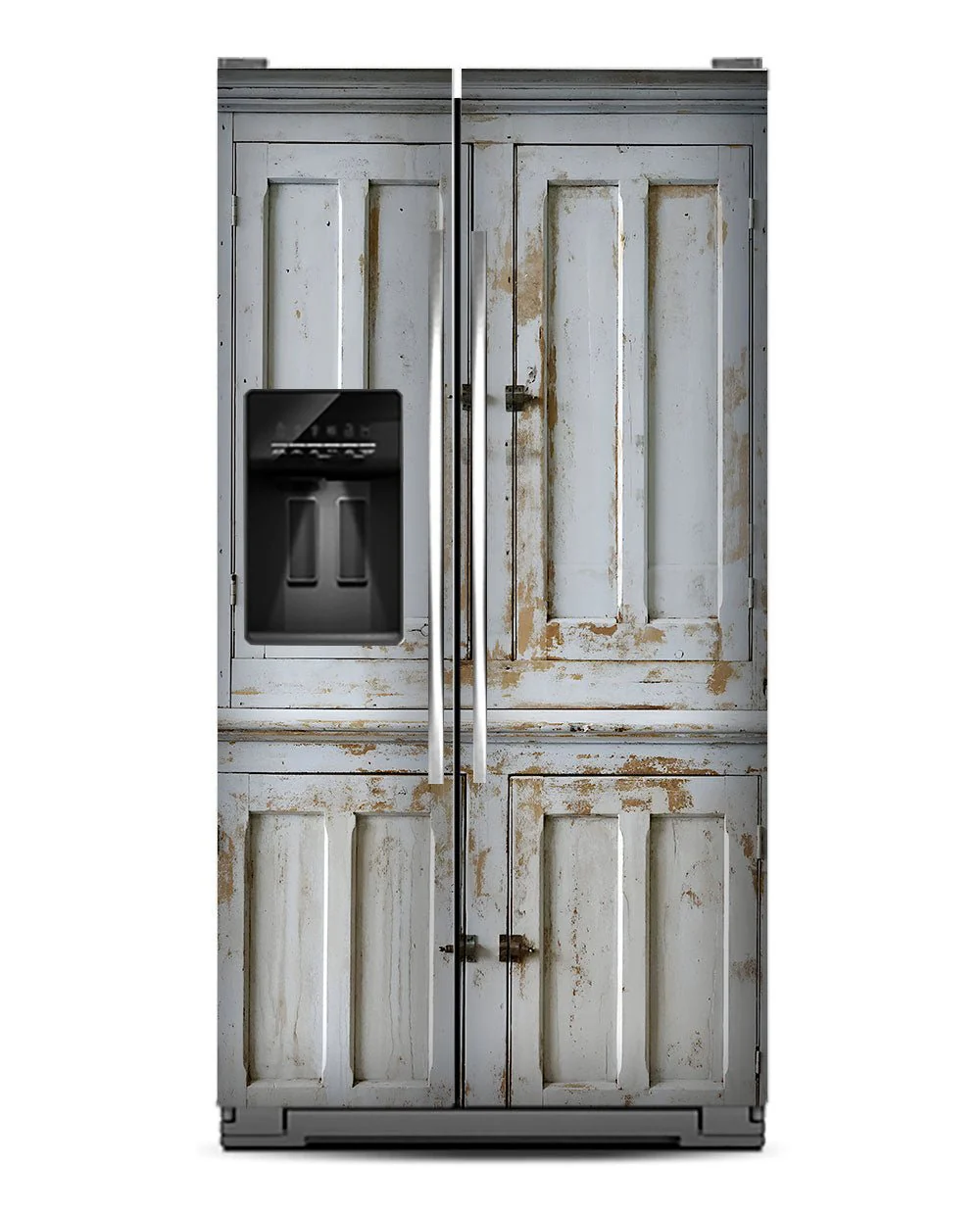 White primitive cabinet - Image 10
