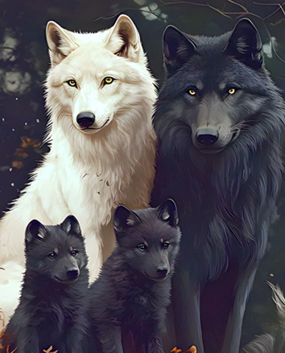 Wolf Family - Image 3